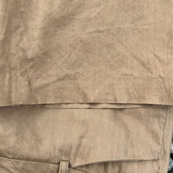 APT. 9 PETITE LINEN BLEND CAMEL LINED PANTS SIZE 10 - Picture 4 of 12